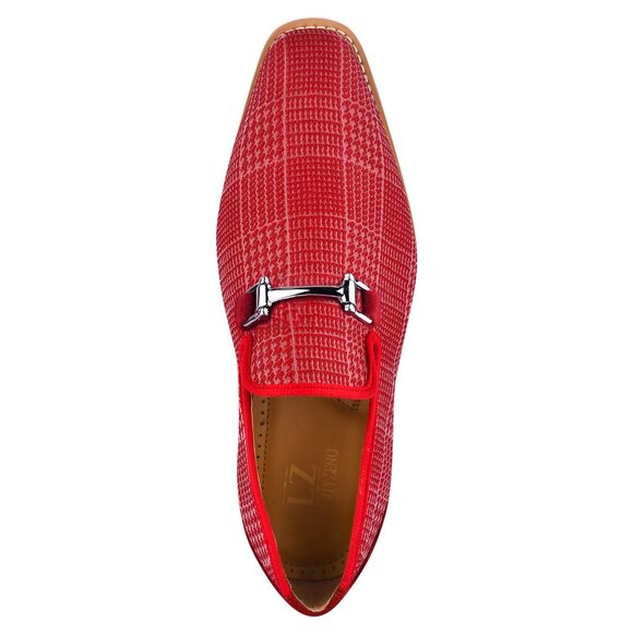 LIBERTYZENO Men's Gold Buckle Loafers Fashion Pull-on Penny Party Weddin… - Picture 5 of 9